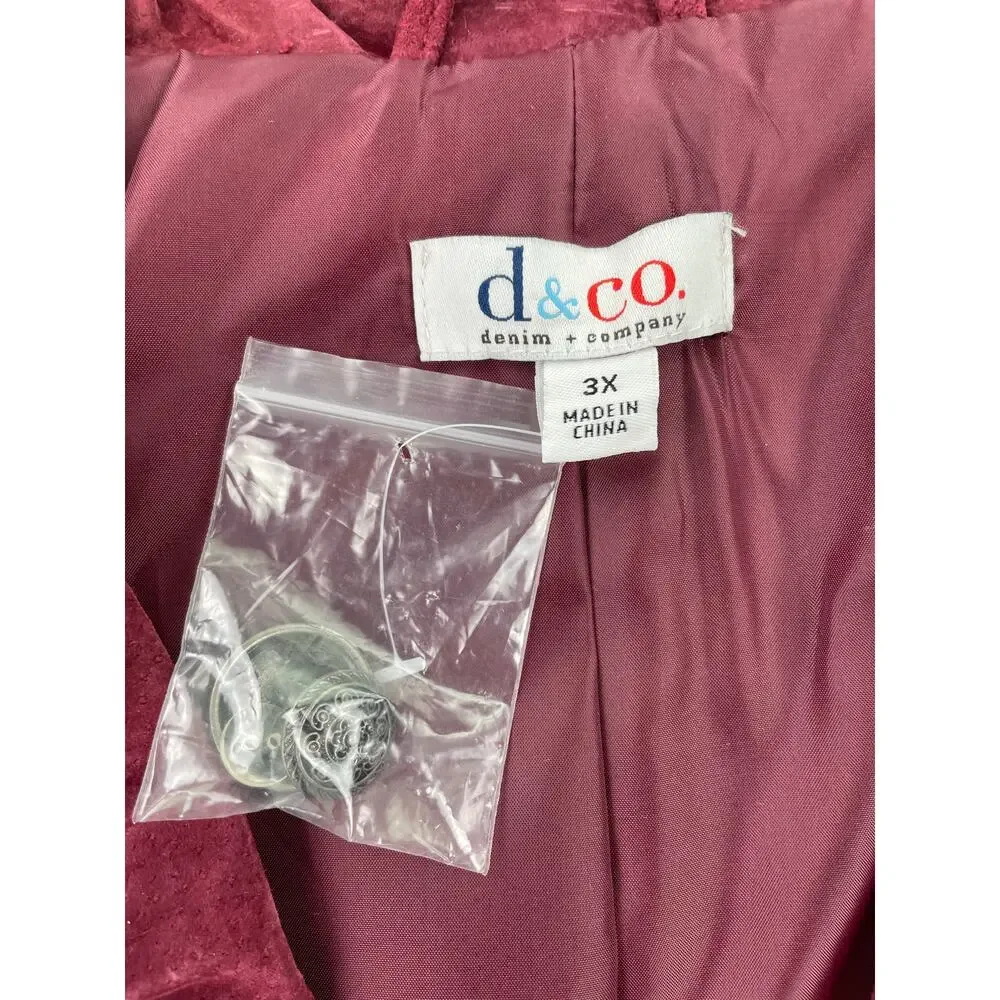 Denim&Co d&co suede